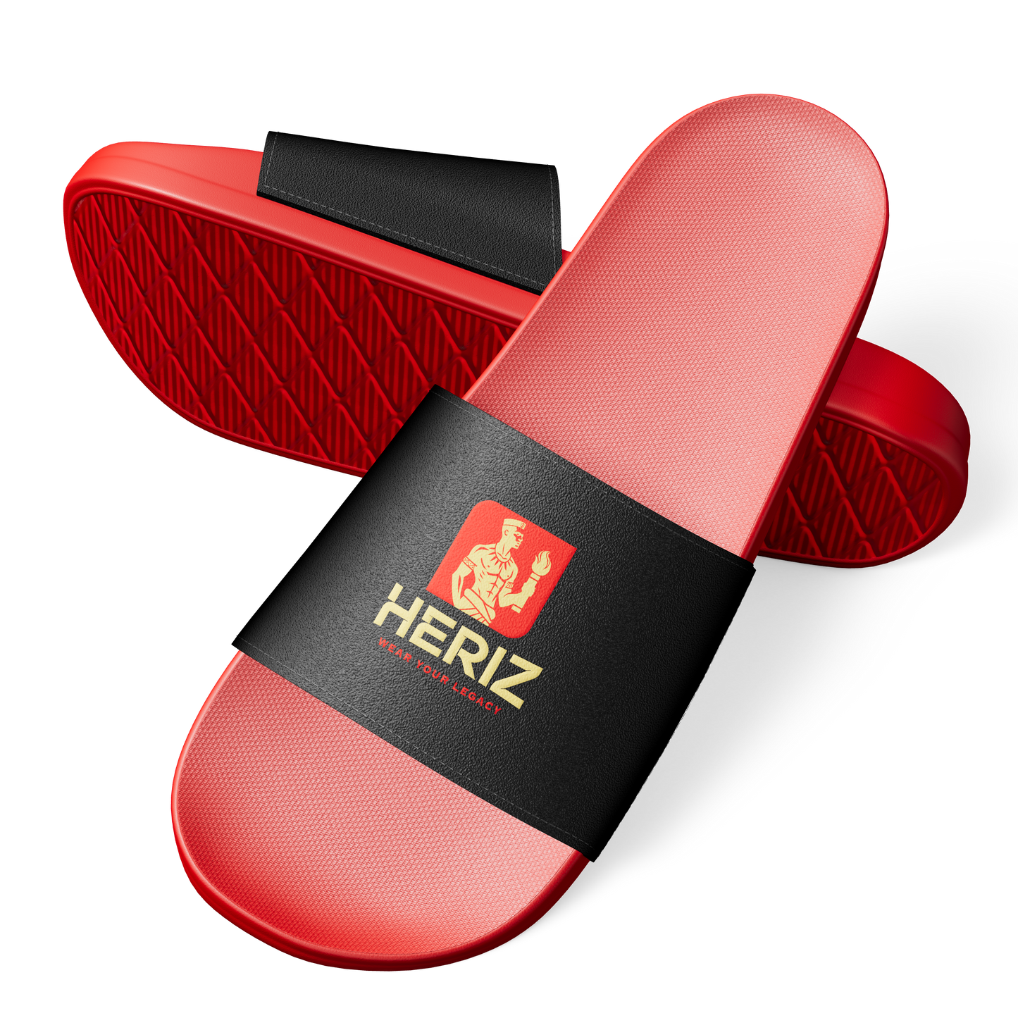 Babouche Copa Heiz, rouge/noir