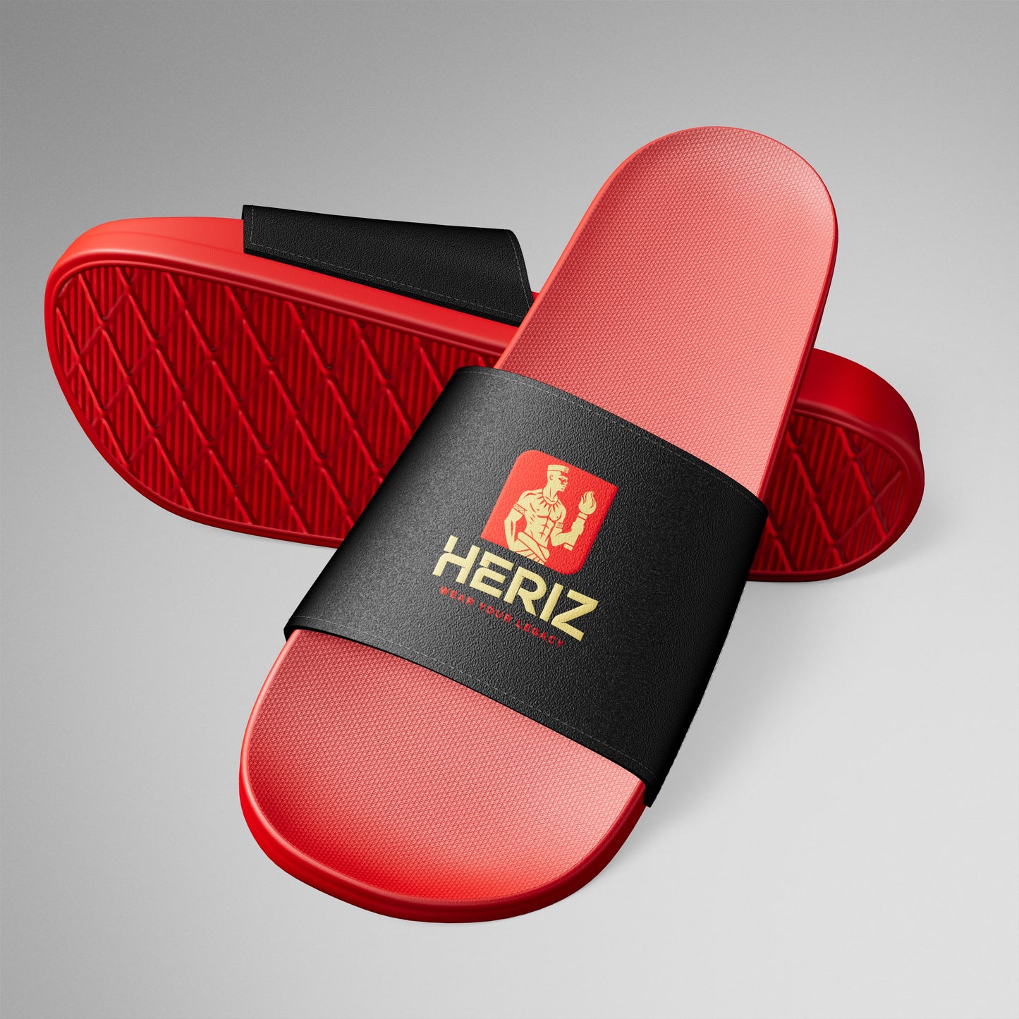 Babouche Copa Heiz, rouge/noir