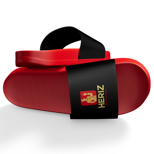 Babouche Copa Heiz, rouge/noir