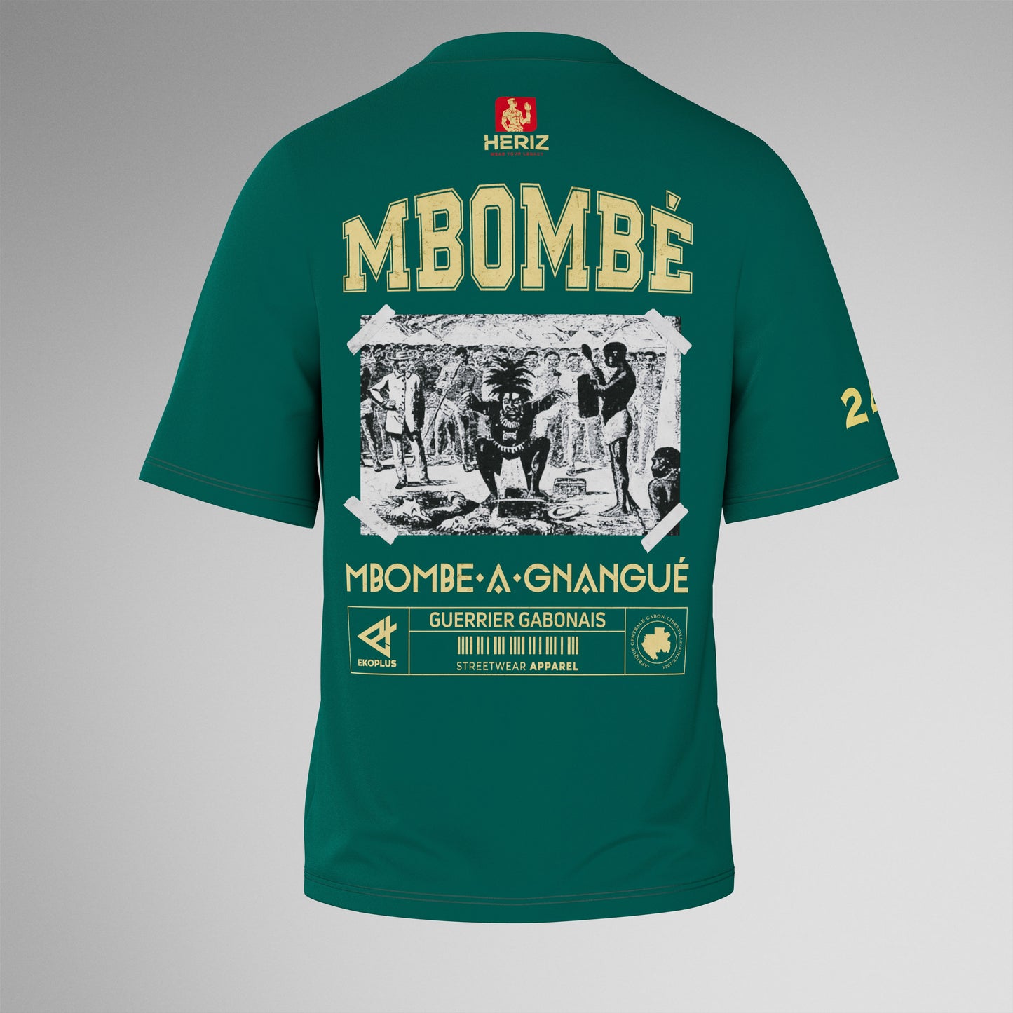 T-Shirt MBOMBÉ-Vert