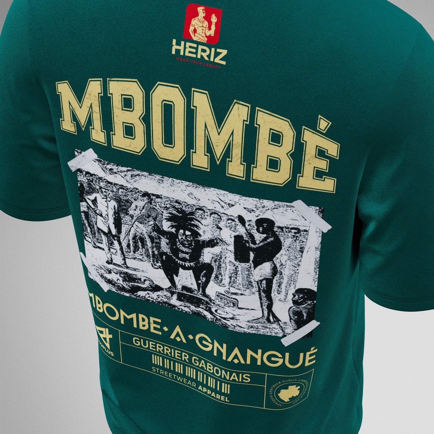 T-Shirt MBOMBÉ-Vert